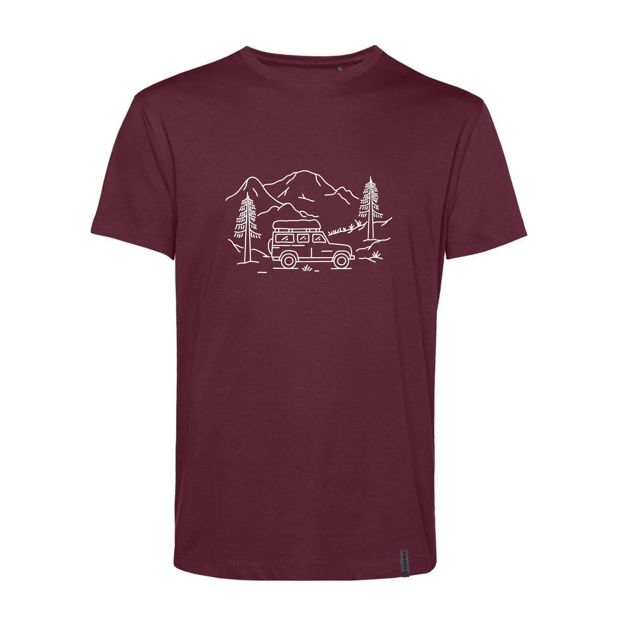 panske-triko-swam-select-two-s-motivem-camper-burgundy